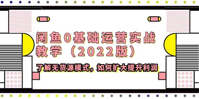 闲鱼0基础运营实战教学（2022版）了解无货源模式，如何扩大提升利润创富副业网-网创项目资源站-副业项目-创业项目-搞钱项目创富副业网