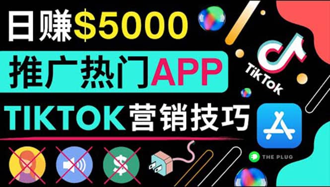 无需露脸，无需录音，无需投资，TIKTOK上传短视频，最高日入5000美元创富副业网-网创项目资源站-副业项目-创业项目-搞钱项目创富副业网