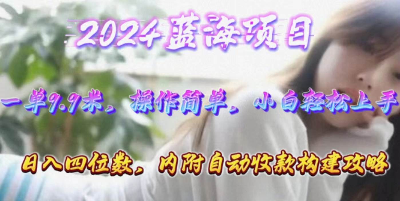 年轻群体的蓝海市场，1单9.9元，操作简单，小白轻松上手，日入四位数创富副业网-网创项目资源站-副业项目-创业项目-搞钱项目创富副业网