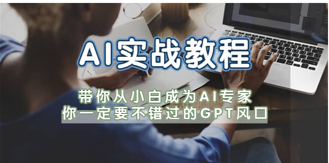 AI实战教程，带你从小白成为AI专家，你一定要不错过的G-P-T风口创富副业网-网创项目资源站-副业项目-创业项目-搞钱项目创富副业网