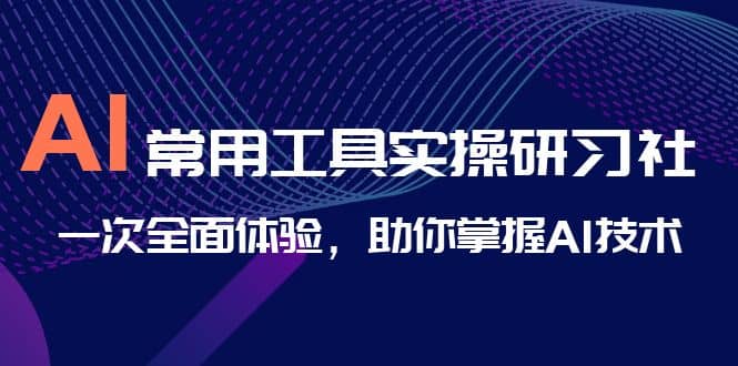 AI-常用工具实操研习社，一次全面体验，助你掌握AI技术创富副业网-网创项目资源站-副业项目-创业项目-搞钱项目创富副业网