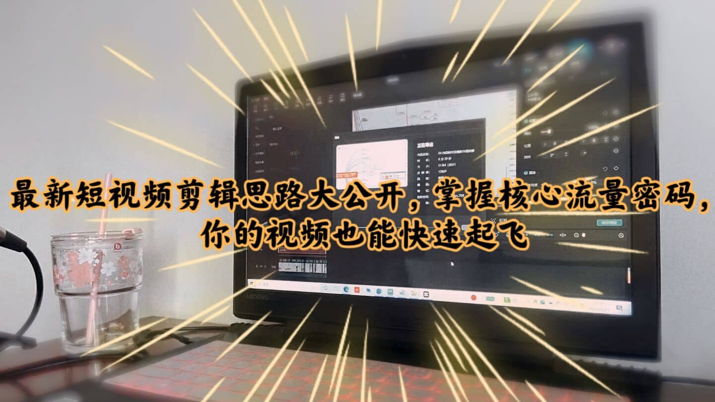 最新短视频剪辑思路大公开，掌握核心流量密码，你的视频也能快速起飞创富副业网-网创项目资源站-副业项目-创业项目-搞钱项目创富副业网