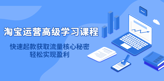 淘宝运营高级学习课程：快速获取流量核心秘密，轻松实现盈利！创富副业网-网创项目资源站-副业项目-创业项目-搞钱项目创富副业网