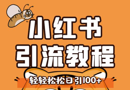 小红书运营引流全系列课程，每天引流100精准粉创富副业网-网创项目资源站-副业项目-创业项目-搞钱项目创富副业网