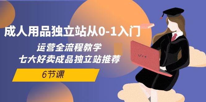成人用品独立站从0-1入门，运营全流程教学，七大好卖成品独立站推荐-6节课创富副业网-网创项目资源站-副业项目-创业项目-搞钱项目创富副业网