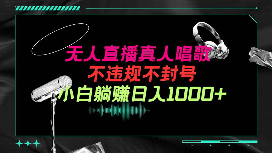 抖音24小时无人直播音乐，不违规，不封号纯撸音浪，小白实操当天日入1000+创富副业网-网创项目资源站-副业项目-创业项目-搞钱项目创富副业网