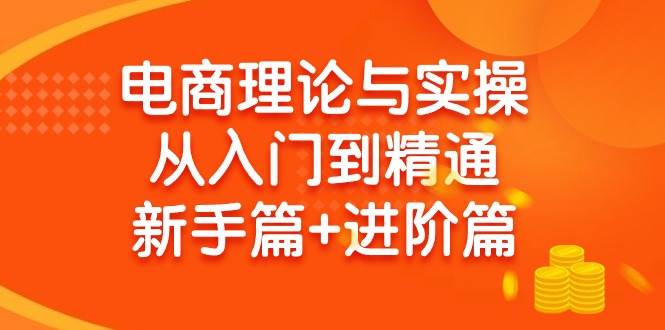 电商理论与实操从入门到精通 新手篇+进阶篇创富副业网-网创项目资源站-副业项目-创业项目-搞钱项目创富副业网