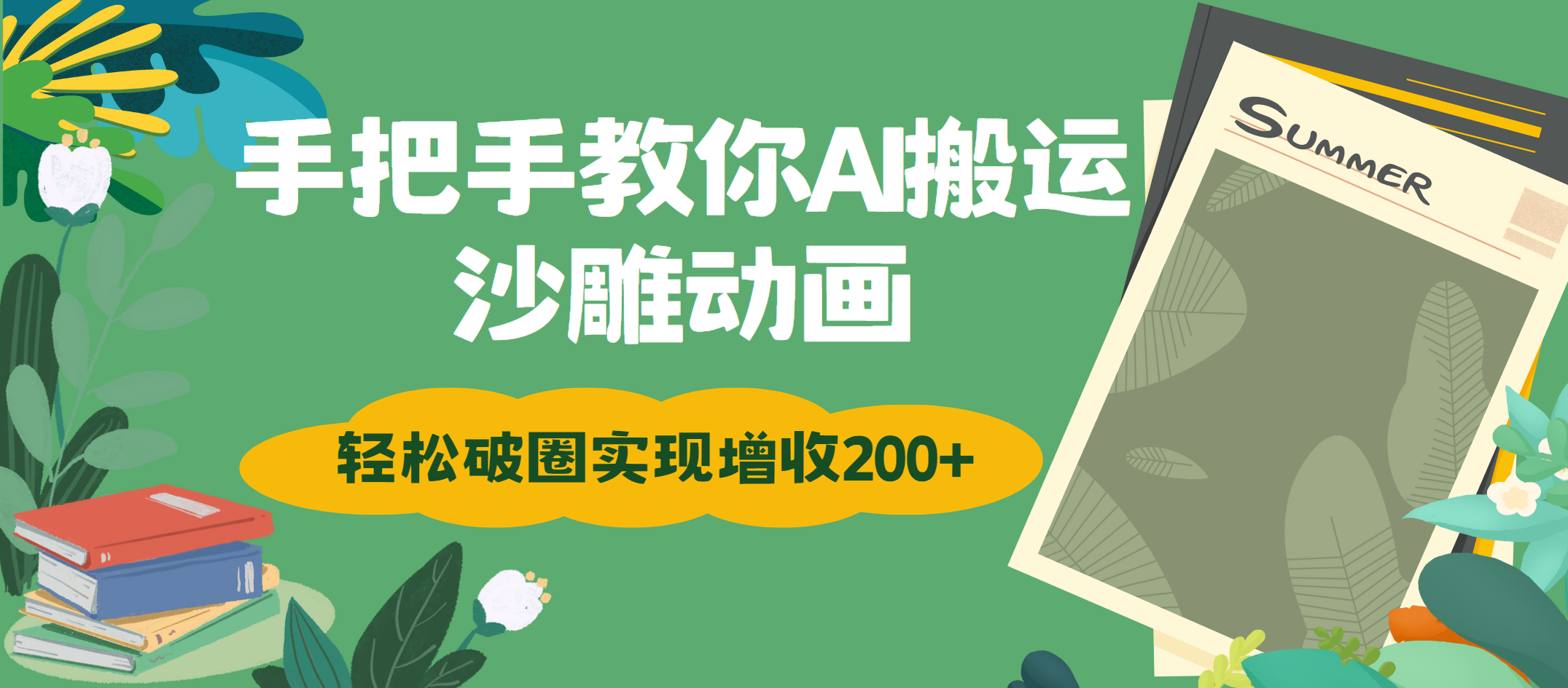 手把手教你用AI搬运沙雕动画轻松破圈实现增收200+创富副业网-网创项目资源站-副业项目-创业项目-搞钱项目创富副业网