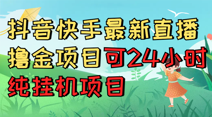 抖音快手最新直播撸金项目可24小时纯挂机项目创富副业网-网创项目资源站-副业项目-创业项目-搞钱项目创富副业网