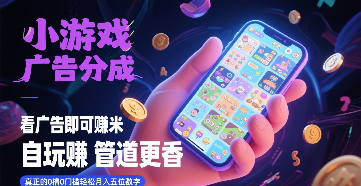 看广告即可赚米 自玩赚 管道更香 真正的零撸零门槛创富副业网-网创项目资源站-副业项目-创业项目-搞钱项目创富副业网