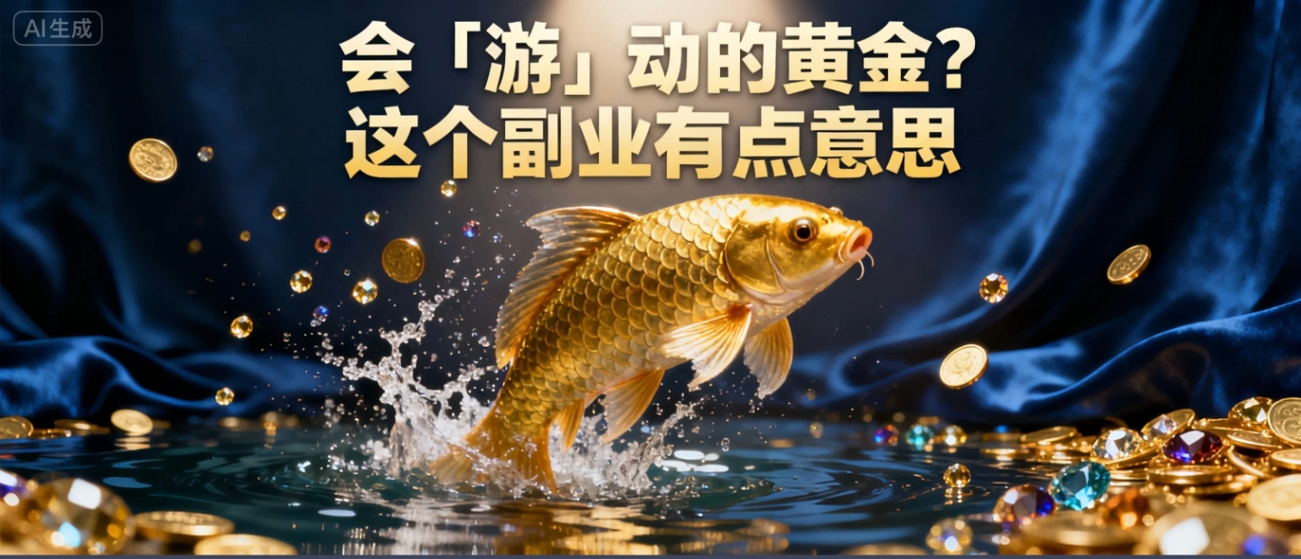 单号月销1.5W+！AI“凭空造鱼”带货新玩法，小白3分钟出一个爆款视频创富副业网-网创项目资源站-副业项目-创业项目-搞钱项目创富副业网